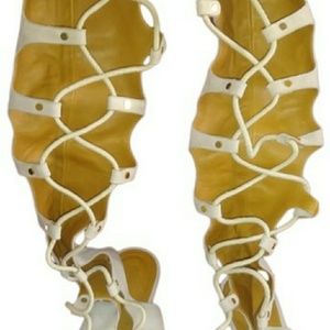 Chloé "Foster" Tall Gladiator Flat Sandals